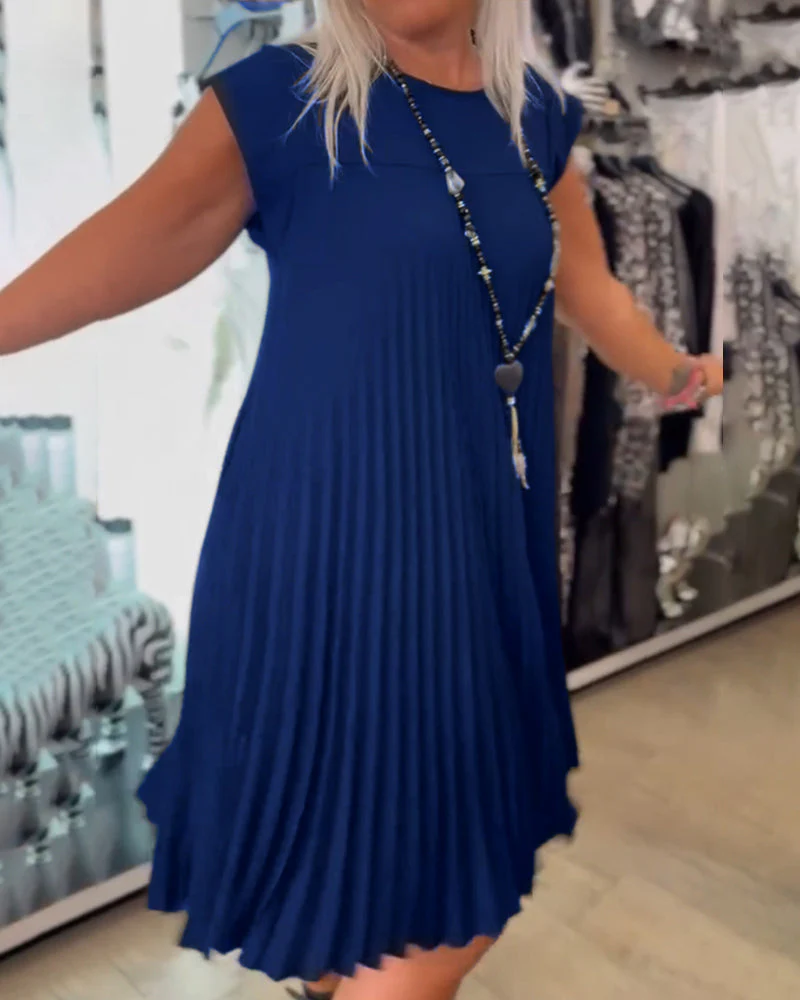 Shihua - Rochie Plisată La Modă