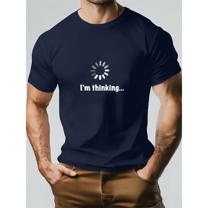 Think – Tricou Din Bumbac și Imprimeu