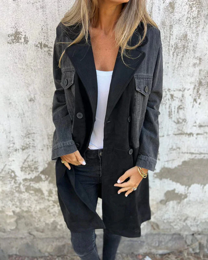 Olatz - Trench Din Denim