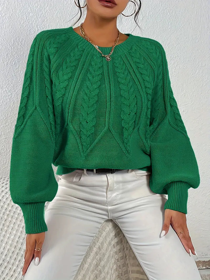 Özden - Pulover Elegant Cu Mâneci Lungi