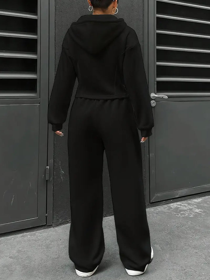Nanci - Set Casual Cu Două Piese Cu Mâneci Lungi