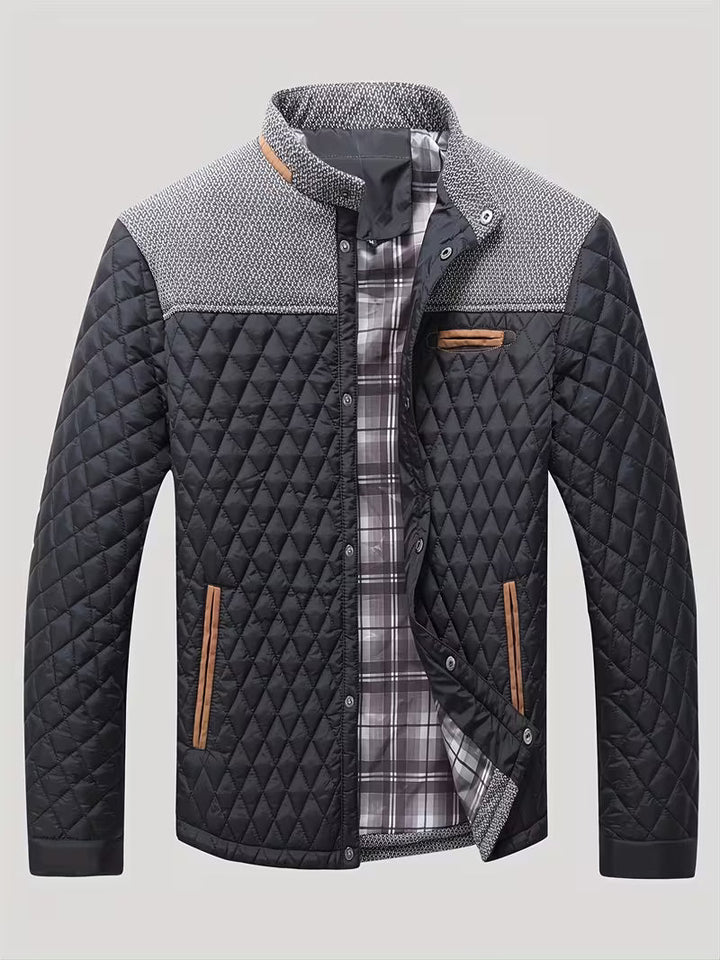 Stetson – Jachetă Matlasată Cu Patchwork Cu Diamante