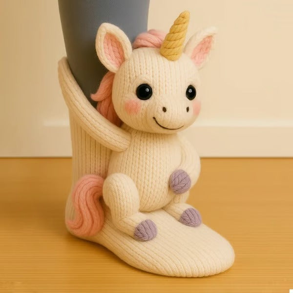 CuteStep - Șosete Tricotate Cu Animale