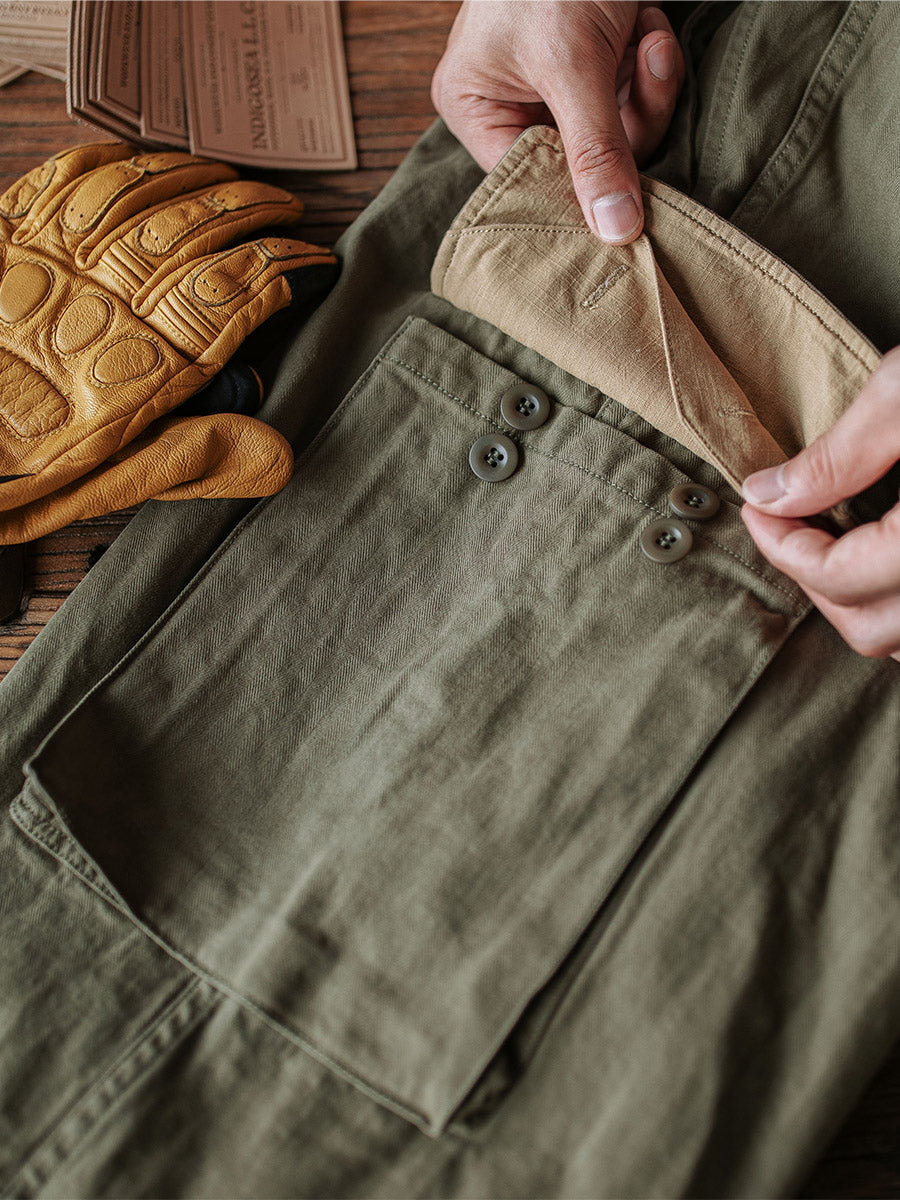 Ibrahim - Armată M-47 Eșapament Twill Pantaloni