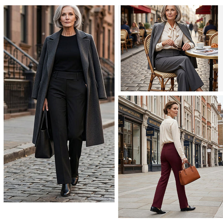 Fanny - Pantaloni Eleganți Cu Croi Evazat