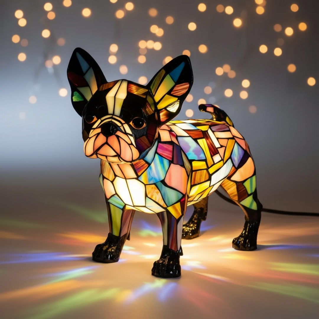 PawLamp - Lampă de Masă Artistică unică, în Formă de Cățel Drăguț