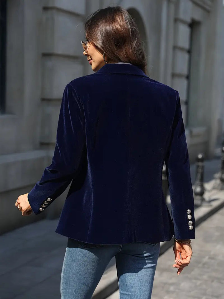 Elīna - Blazer Elegant Din Catifea