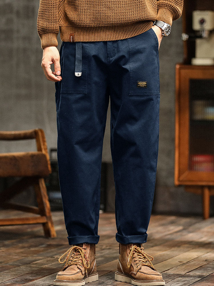 Rasmus - Pantaloni Cargo Eleganți Cu Buzunare