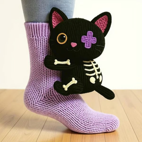 CuteStep - Șosete Tricotate Cu Animale