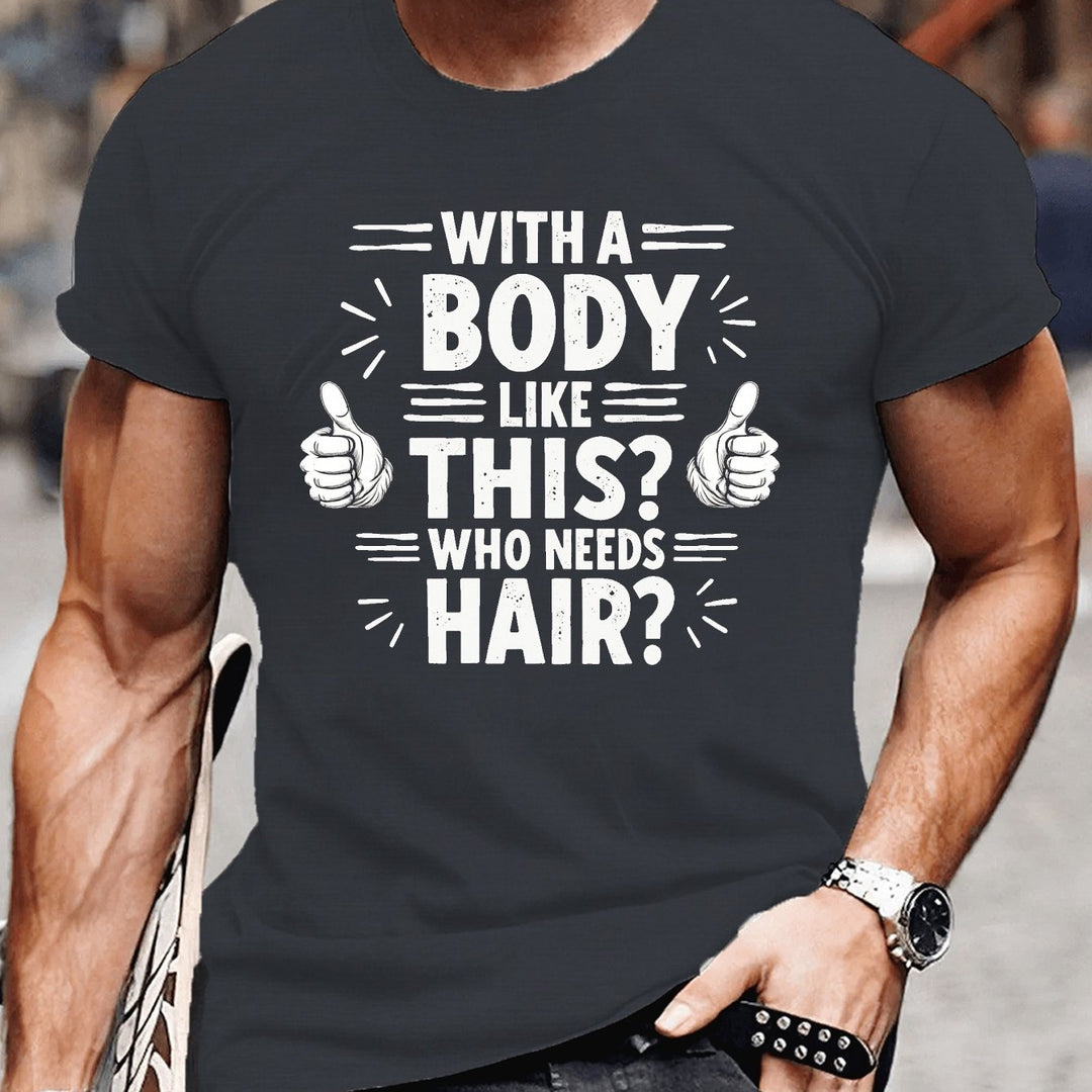 Hairy – Tricou Elegant cu Mânecă Scurtă