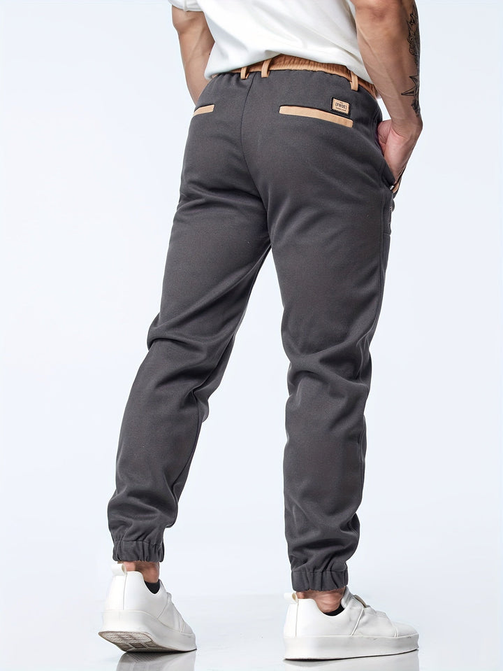 Timothy - Pantaloni Casual Până La Gleznă Cu Talie Elastică