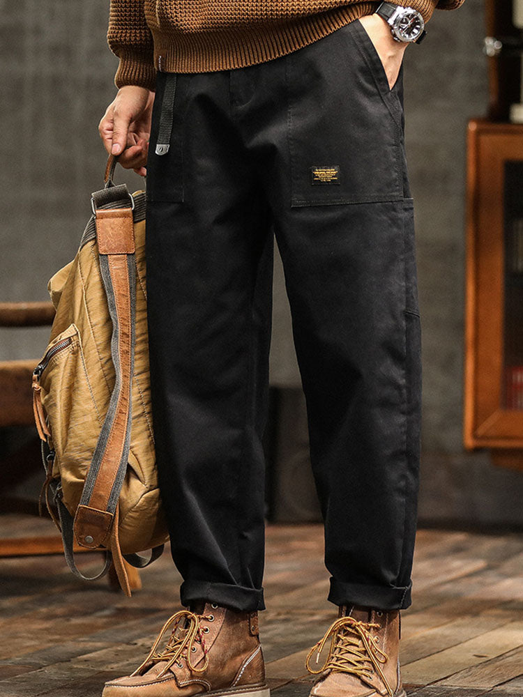 Rasmus - Pantaloni Cargo Eleganți Cu Buzunare