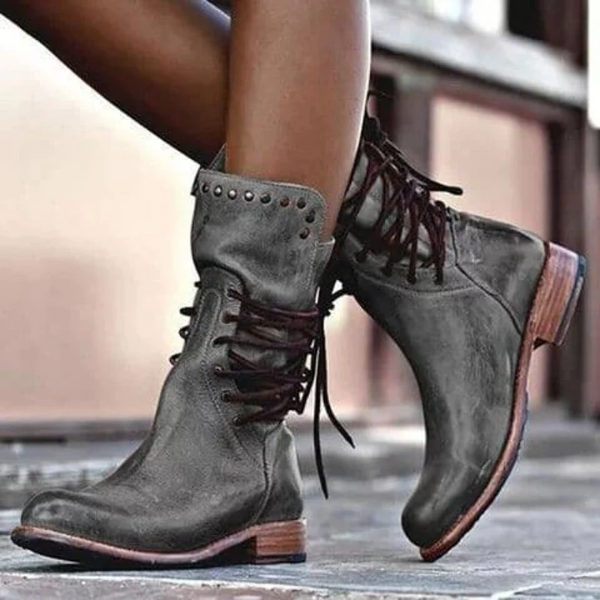 Ivone - Larnă Casual Cu Botine