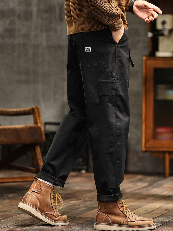 Rasmus - Pantaloni Cargo Eleganți Cu Buzunare