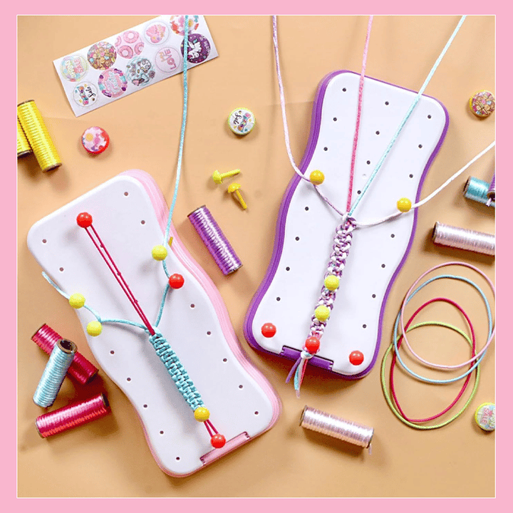 CharmCraft - Set Pentru împletit Manual Frânghii