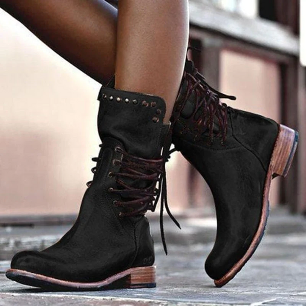 Ivone - Larnă Casual Cu Botine