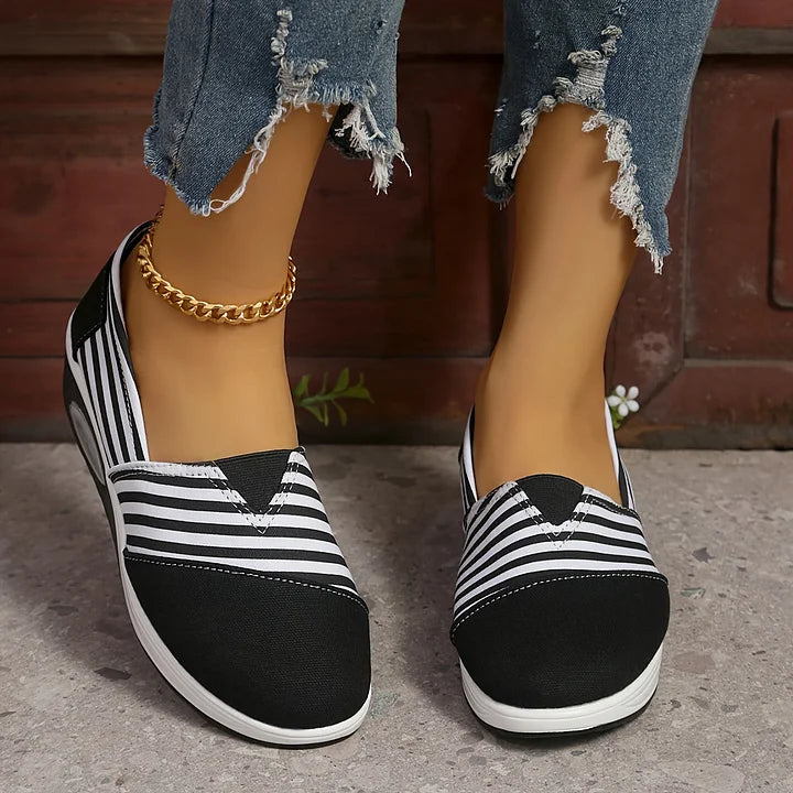 Tasha - Adidași Ortopedici Confortabili Cu Dungi Fără șireturi