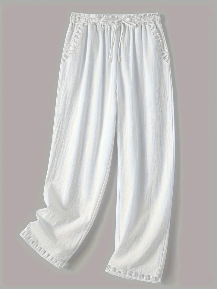 Tracey - Contrastul Trim Pantaloni Tăiați