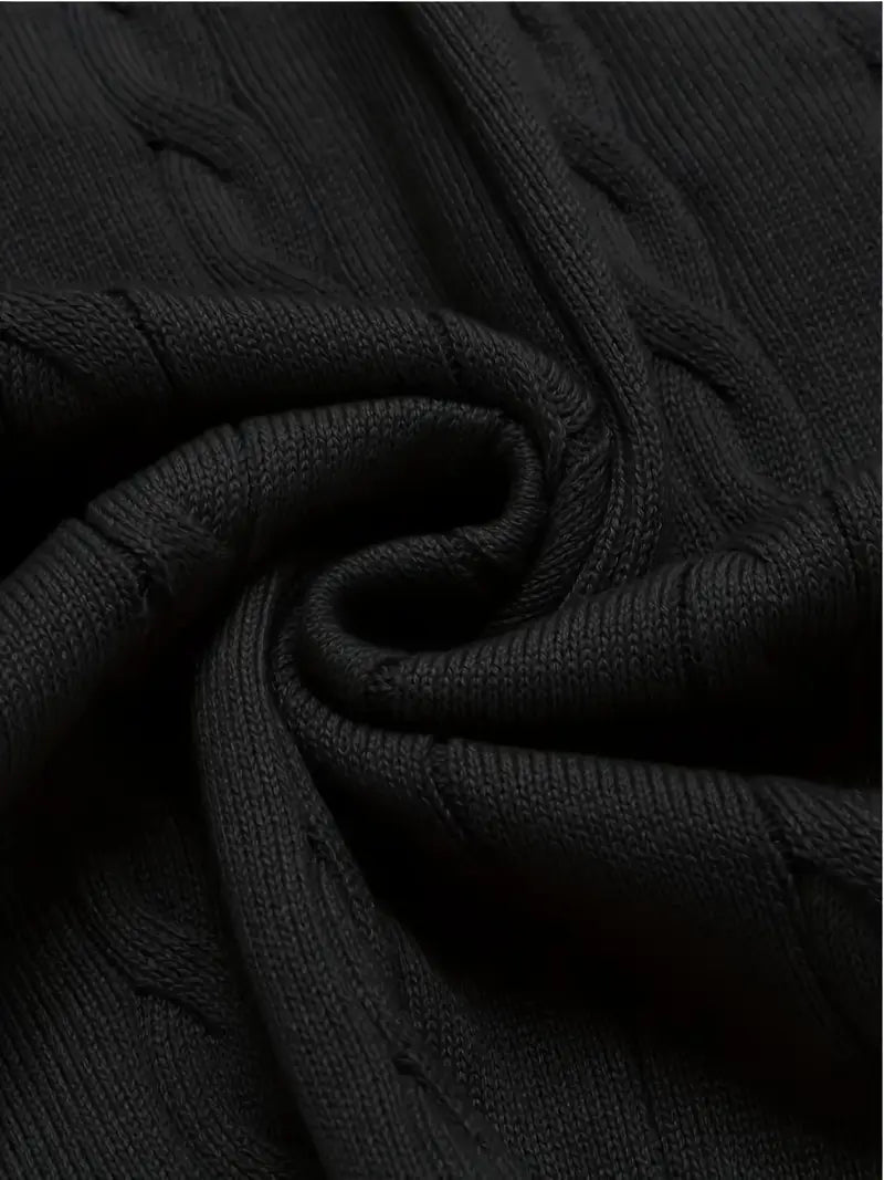 Duane - Pulover Tricotat Fără mâneci, Cu Decolteu în V