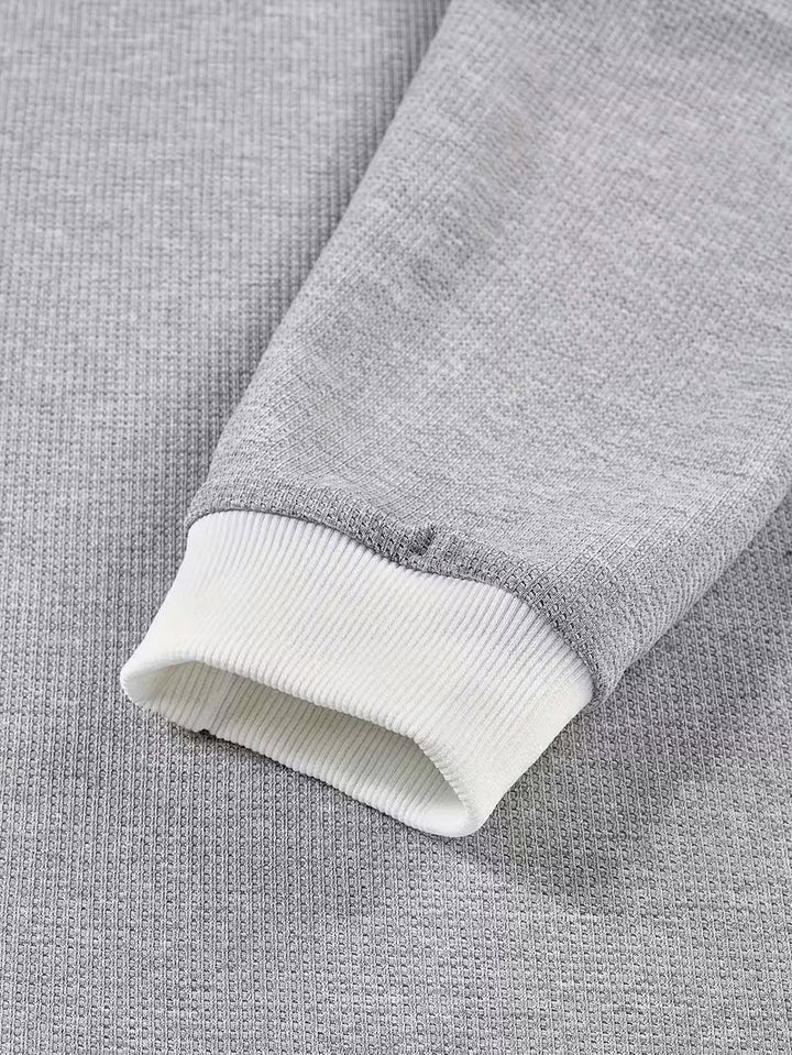 Gennady - Cămașă Din Tricot Texturat Cu Guler Contrastant
