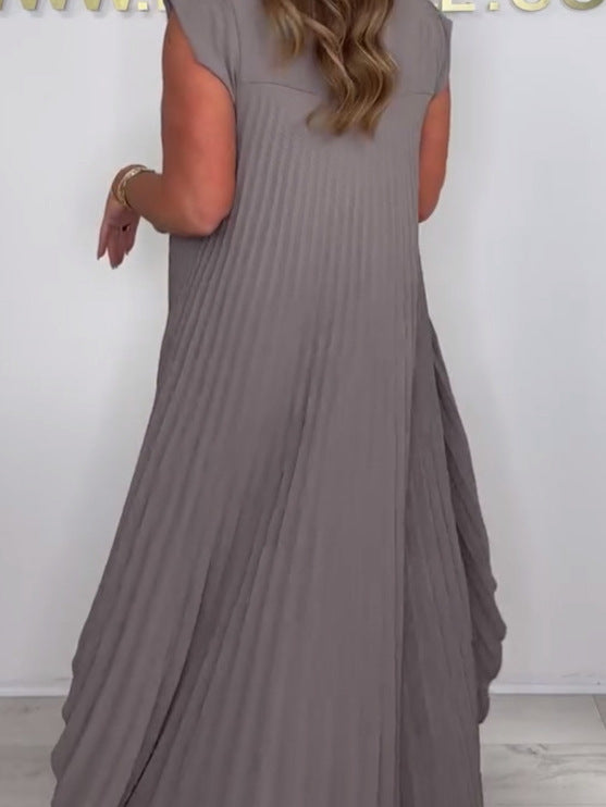 Blithe – Top Midi Plisat Si Pantaloni Largi