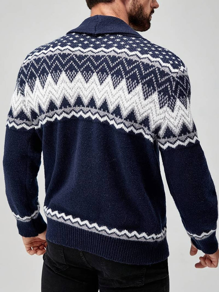 Elroy - Pulover Casual cu Model Geometric