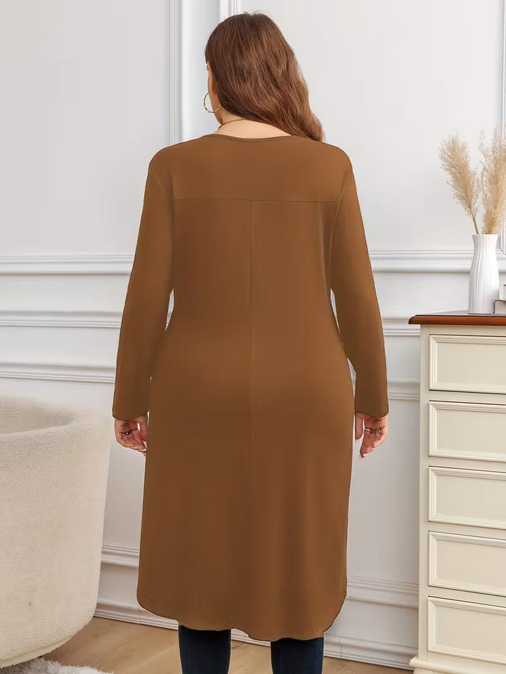 Neasa - Tricou Elegant Cu Mâneci Lungi