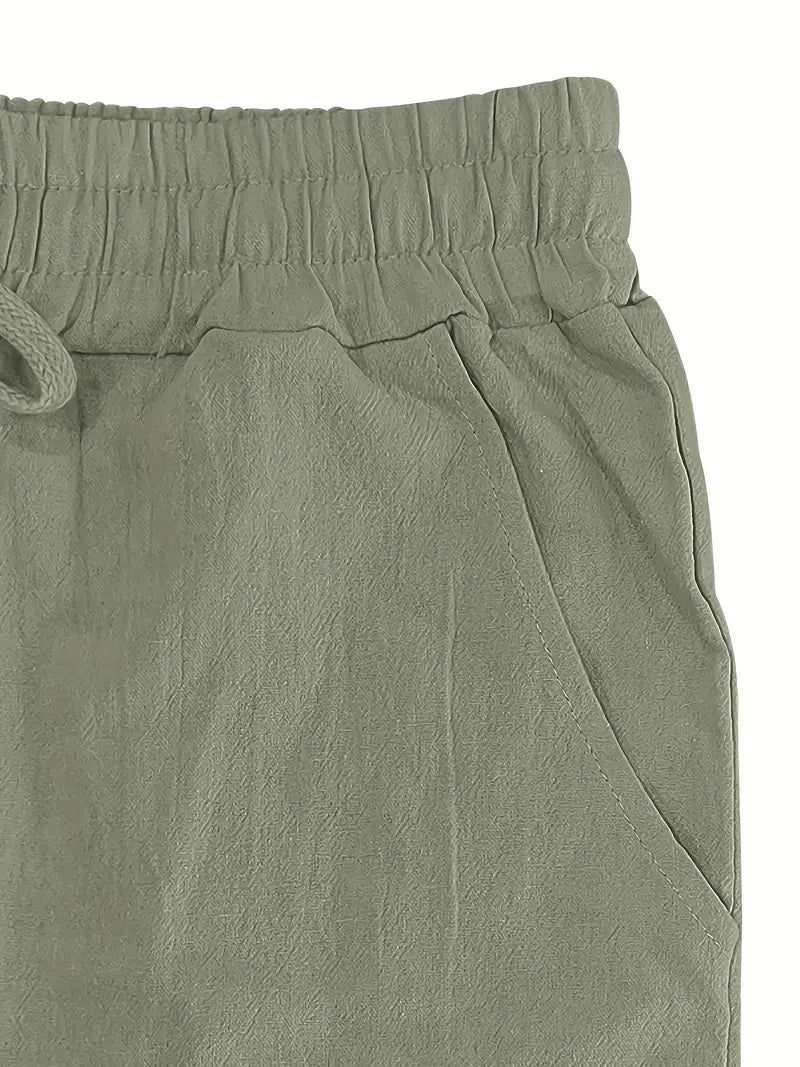 Babaev - Pantaloni Eleganți Din In