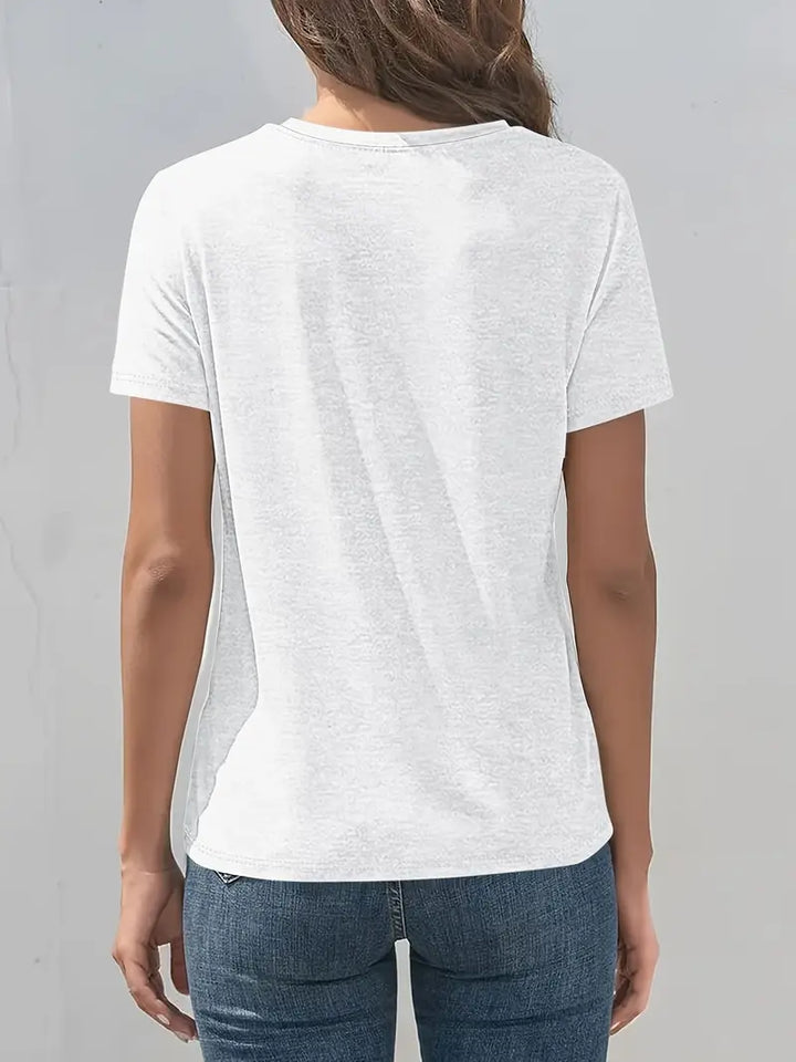 Vitaliya - Tricou Cu Mâneci Scurte Stil Cazual
