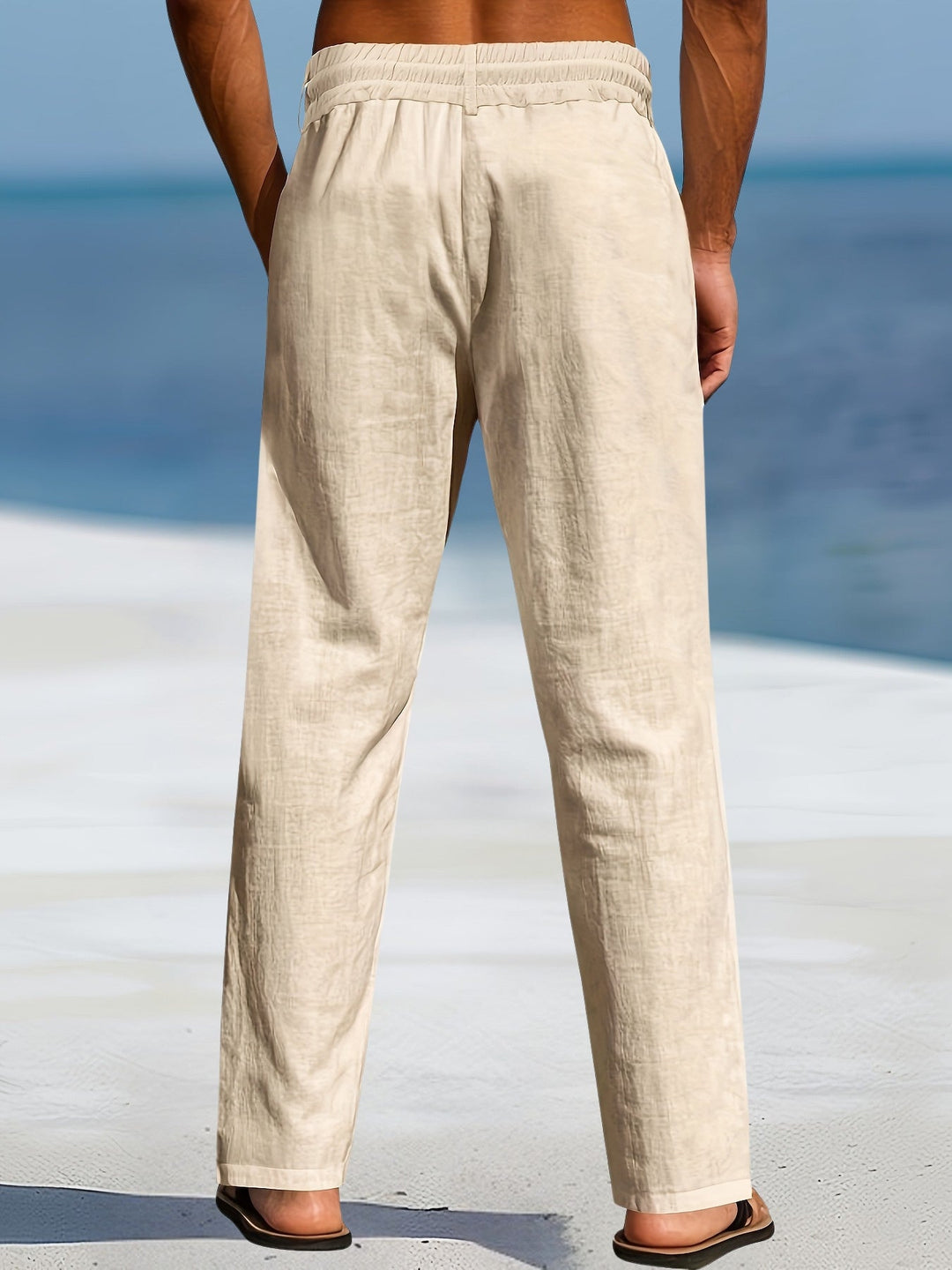 Aznar - Pantaloni Dezinvolt Din In Elastice