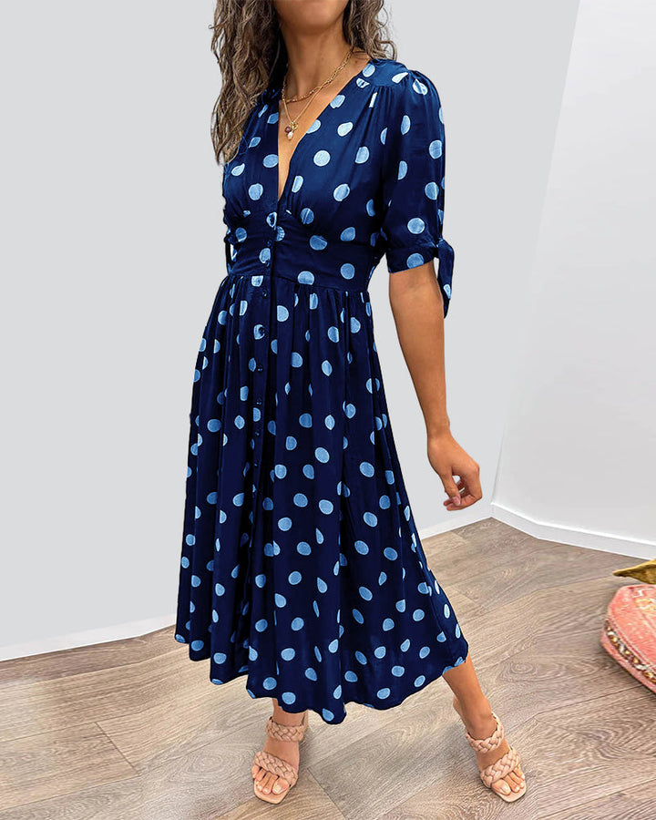 Janis - Rochie Elegantă Cu Decolteu In V