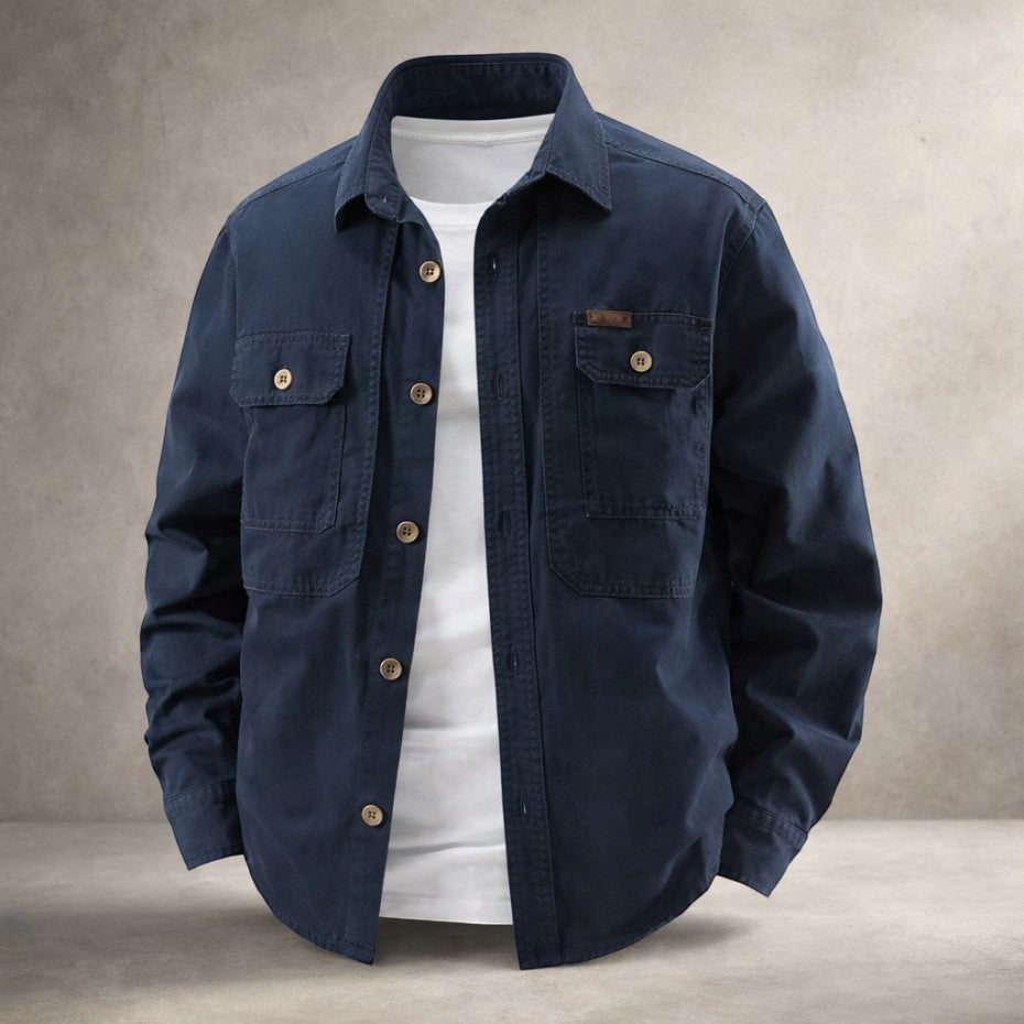 Prosper - Cămașă Din Bumbac Cu Mâneci Lungi
