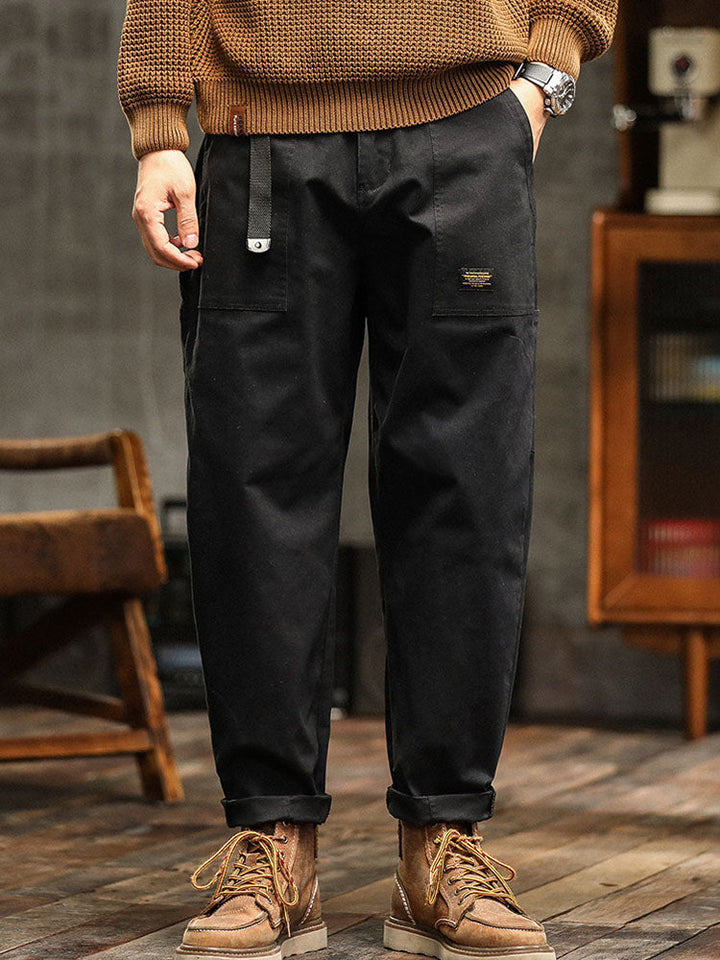 Rasmus - Pantaloni Cargo Eleganți Cu Buzunare