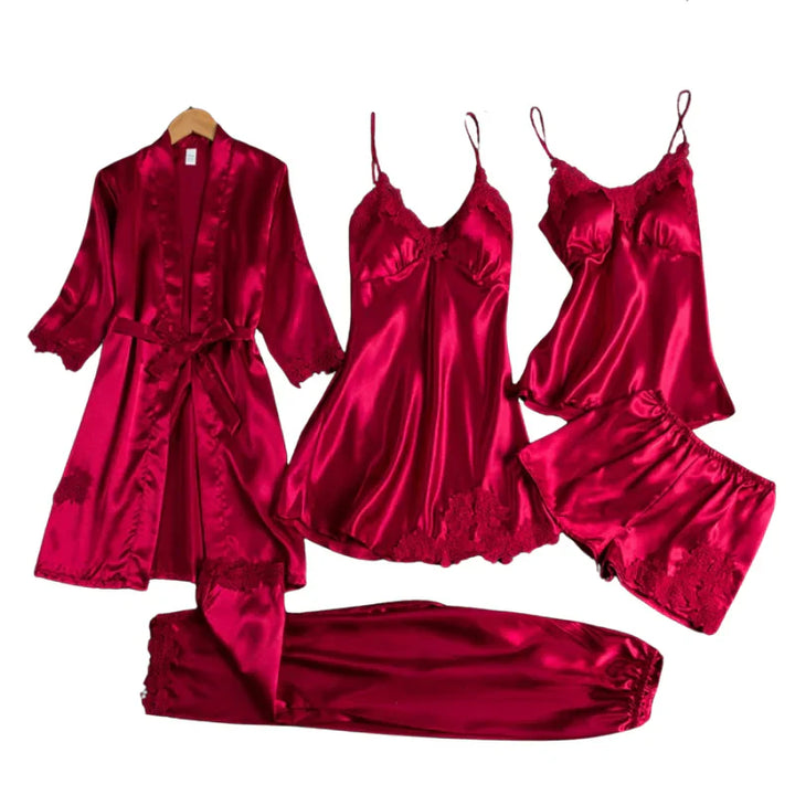Audrey - Set din 5 Piese din Satin