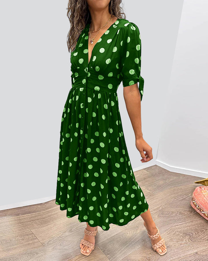 Janis - Rochie Elegantă Cu Decolteu In V