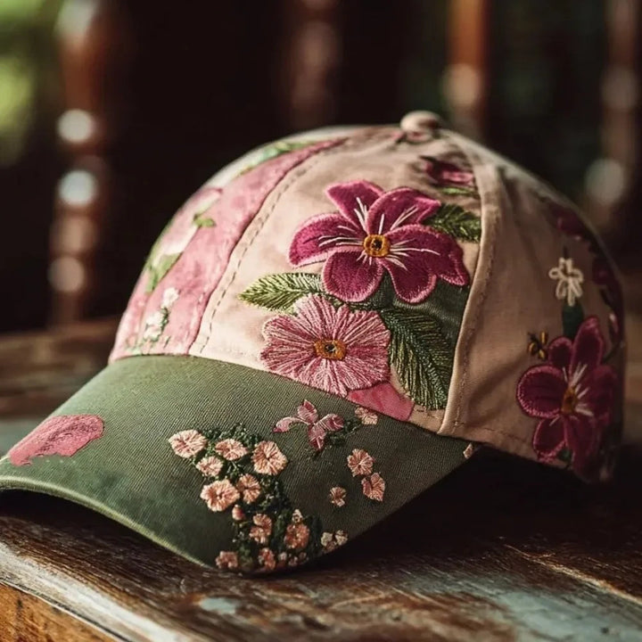 Virinia - Șapcă Cu Broderie Florală