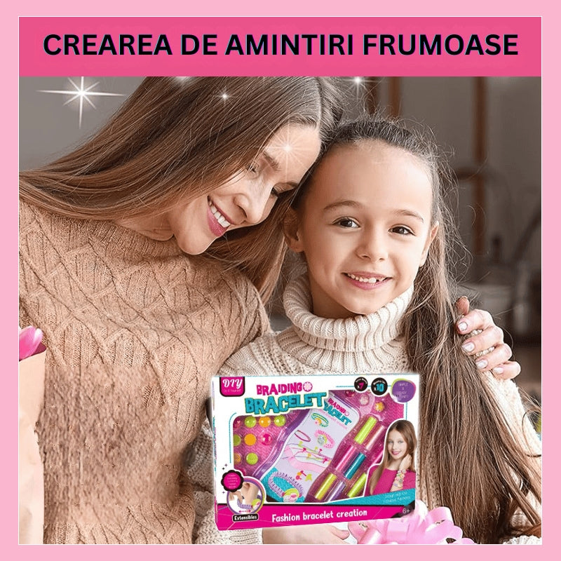 CharmCraft - Set Pentru împletit Manual Frânghii
