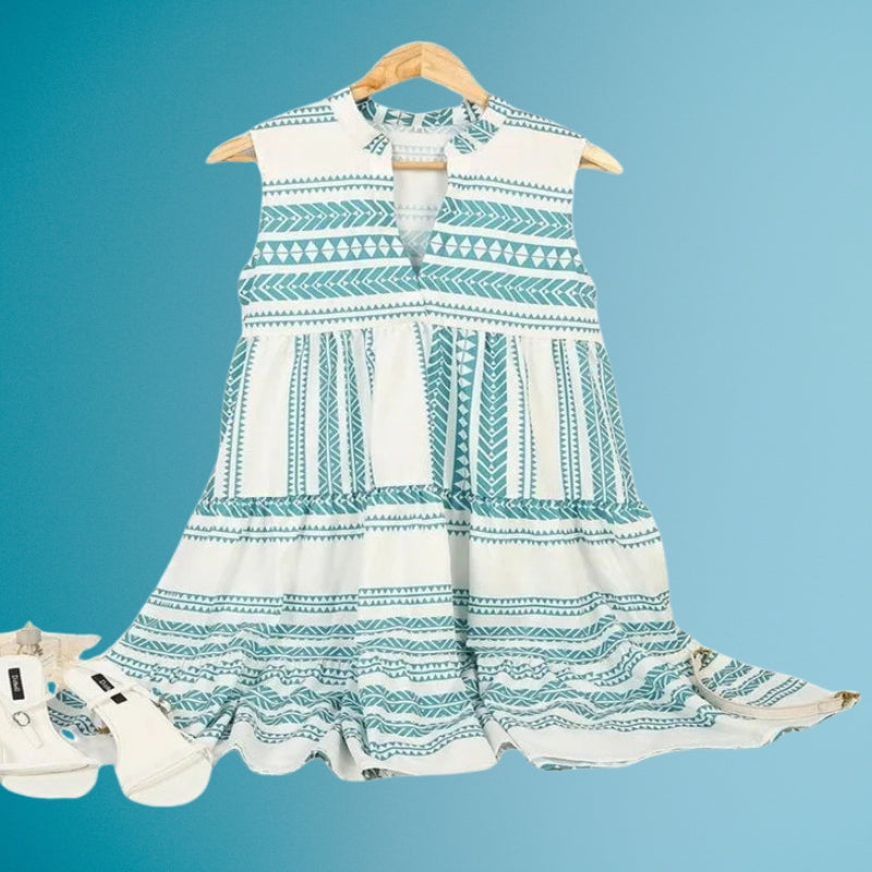 Lylah - Rochie Elegantă De Vară Cu Imprimeu
