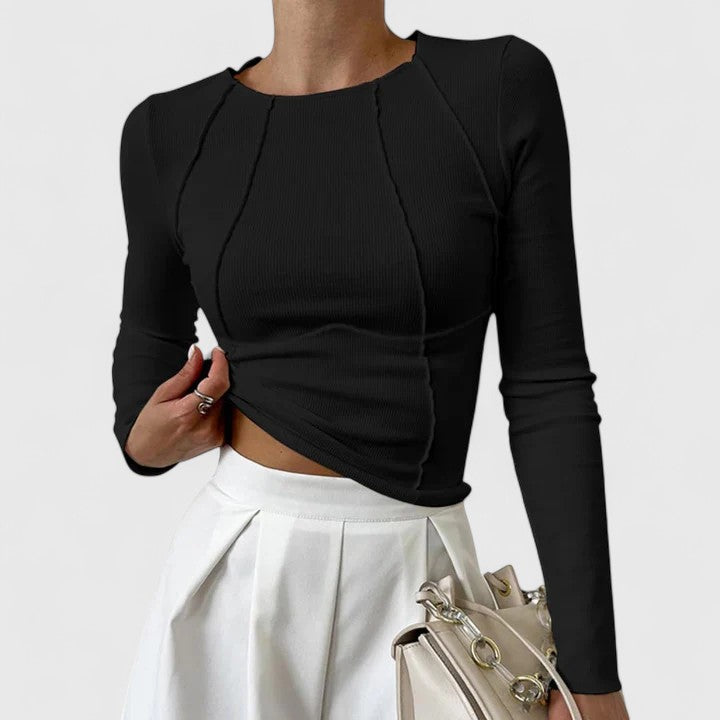 Kathreen - Tricou Confortabil Cu Mâneci Lungi