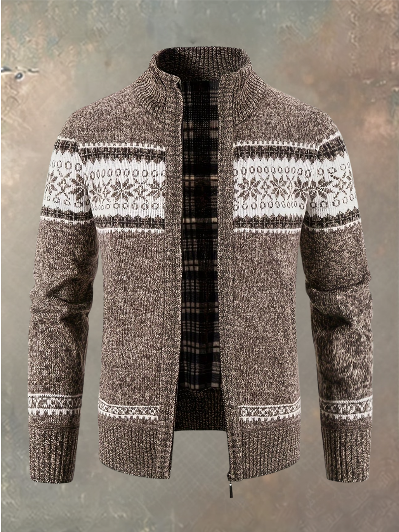 Gerran – Cardigan Confortabil Din Tricot, Cu Fermoar