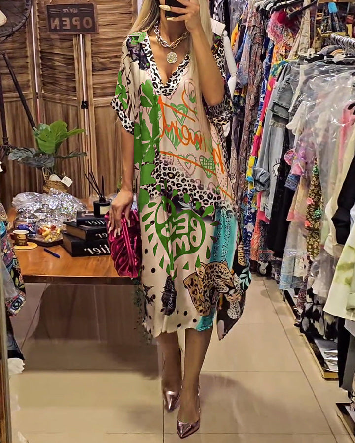 Marianna - Rochie Casual Cu Decolteu In V
