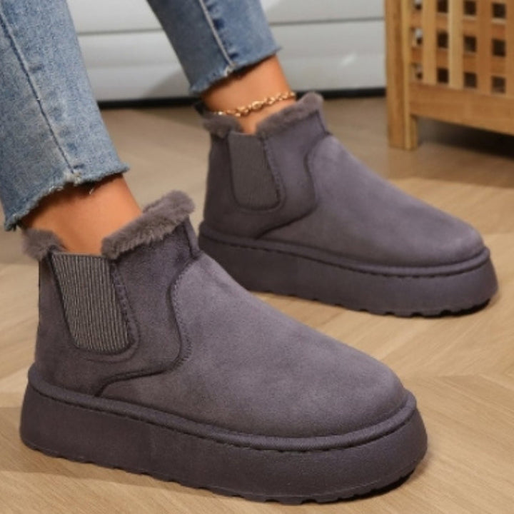 Maureen - Cizme casual din Pluș