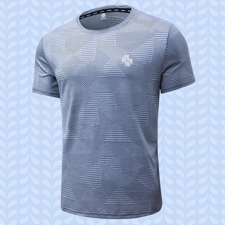 Artem - Tricou Casual Cu Mâneci Scurte și Guler Rotund