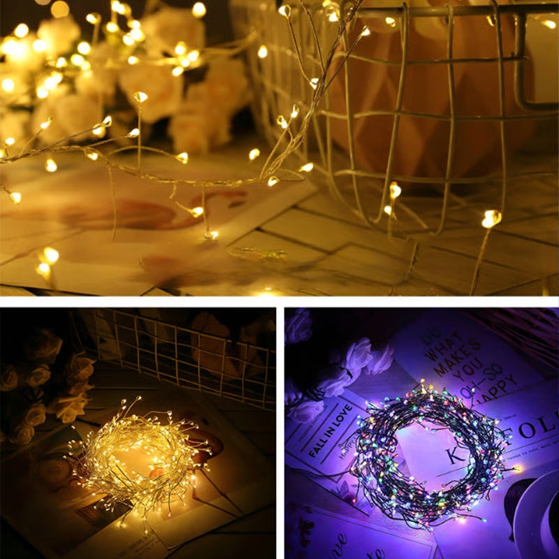TwinkleWire - Lumini Decorative Din Sârmă De Cupru Cu Telecomandă