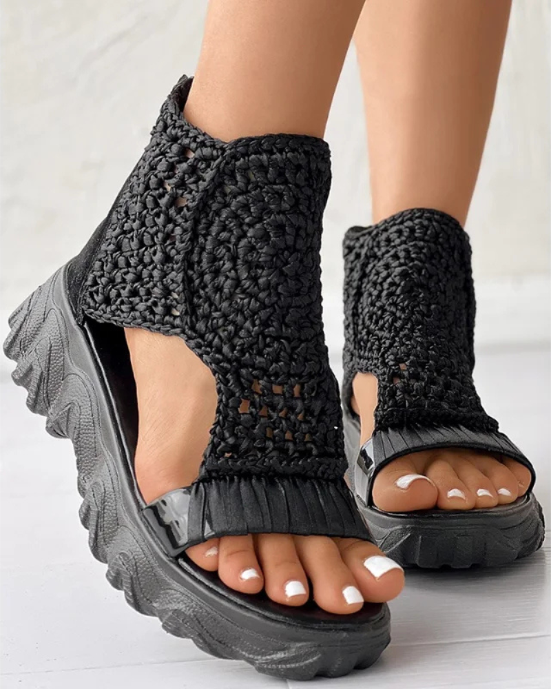 Dhita - Sandale Din Tricot în Stil Boho