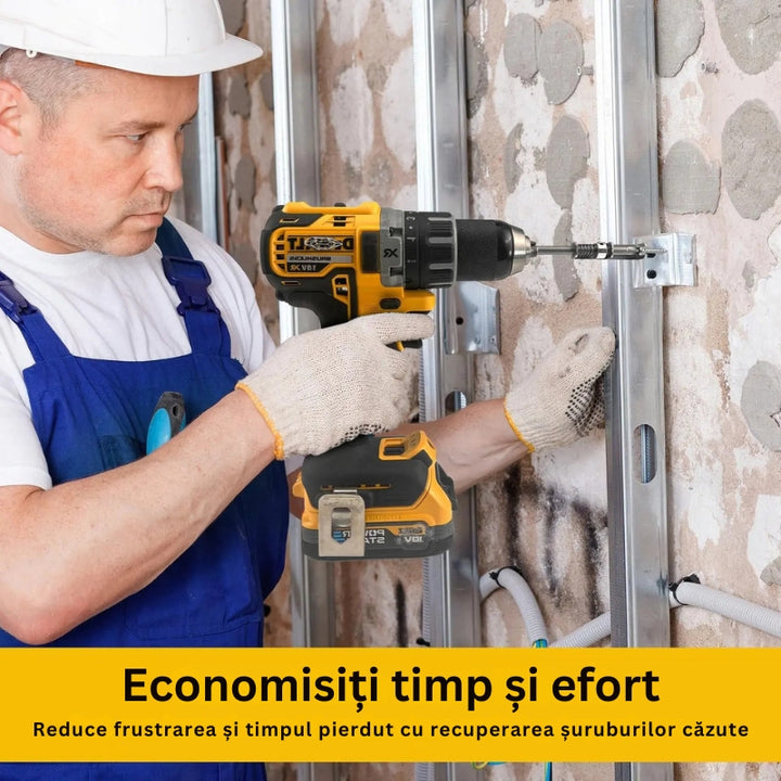 DrillMate - Suport Pentru șuruburi Cu Blocare Cu Arc