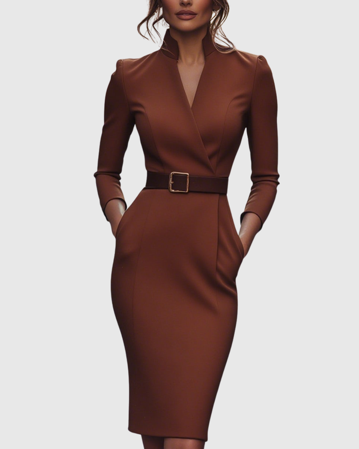 Meirav - Rochie Midi Elegantă