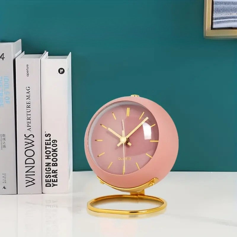 NordAura - Ceas De Birou Slențios Inspirat Din Stilul Nordic Pentru Decorul Casei