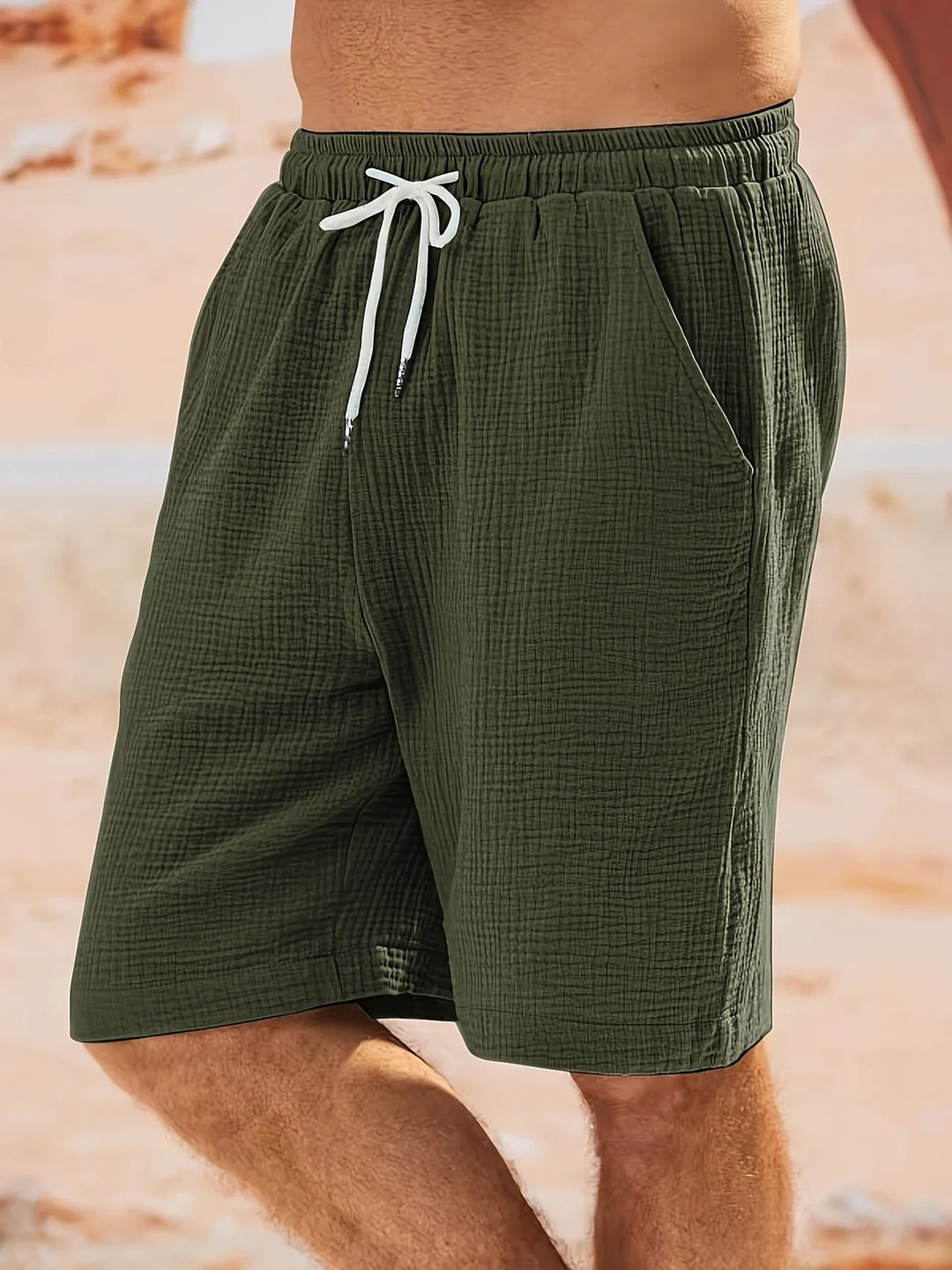Bancroft - Pantaloni Scurți Eleganți Largi Cu Buzunare