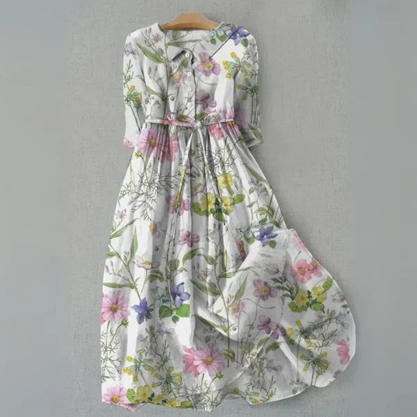 Triinu - Rochie De Vară Florală în Linie A